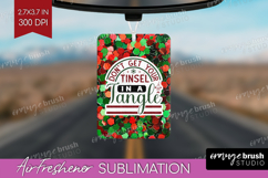 Funny Christmas Quote Air Freshener PNG - Xmas Glitter PNG Product Image 1