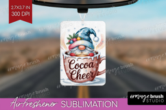 Christmas Gnome Air Freshener PNG - Cute Gnome PNG Product Image 1