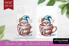 Christmas Gnome Phone Case PNG - Cute Gnome Case PNG Product Image 1