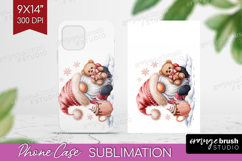 Christmas Gnome Phone Case PNG - Cute Gnome Case PNG Product Image 1