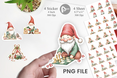 Christmas Gnome Sticker Product Image 1