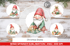 Wind Spinner Christmas Gnome Product Image 1