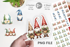 Christmas Gnome Sticker Product Image 1