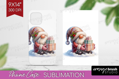 Christmas Gnome Phone Case PNG - Cute Gnome Case PNG Product Image 1