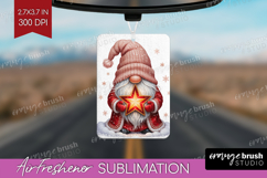 Christmas Gnome Air Freshener PNG - Cute Gnome PNG Product Image 1