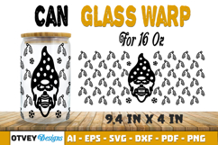 Christmas Gnome 16 oz Can Glass Wrap SVG BUNDLES 12 DESIGNS Product Image 20