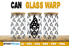 Christmas Gnome 16 oz Can Glass Wrap SVG BUNDLES 12 DESIGNS Product Image 21