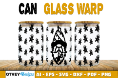 Christmas Gnome 16 oz Can Glass Wrap SVG BUNDLES 12 DESIGNS Product Image 23