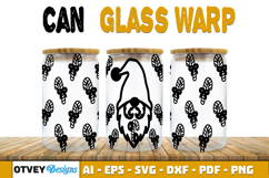 Christmas Gnome 16 oz Can Glass Wrap SVG Product Image 2