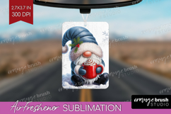 Christmas Gnome Air Freshener PNG - Cute Gnome PNG Product Image 1