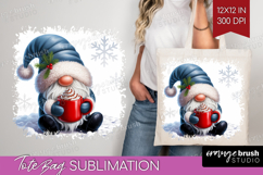 Christmas Gnome Tote Bag - Cute Gnome Tote Bag PNG Product Image 1