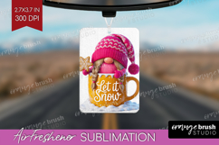 Christmas Gnome Air Freshener PNG - Cute Gnome PNG Product Image 1