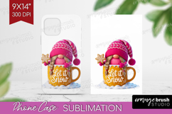 Christmas Gnome Phone Case PNG - Cute Gnome Case PNG Product Image 1