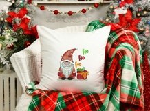 Christmas Gnome Embroidery File, Santa Embroidery Design Product Image 3
