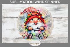Christmas Gnome v3 Entangled in Lights Wind Spinner Sublimat Product Image 1