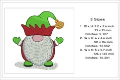 Christmas Gnome Embroidery File Product Image 2