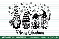 Christmas Svg Christmas Gnome Svg Cute Gnome Svg, Png. Product Image 1