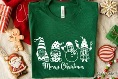 Merry Christmas Svg, Gnomes Christmas Svg, Gnome Svg. Product Image 2