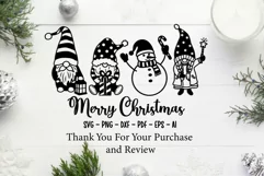 Merry Christmas Svg, Gnomes Christmas Svg, Gnome Svg. Product Image 10