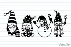 Merry Christmas Svg, Gnomes Christmas Svg, Gnome Svg. Product Image 8