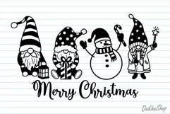 Merry Christmas Svg, Gnomes Christmas Svg, Gnome Svg. Product Image 9