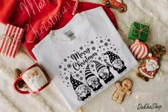 Christmas Svg Christmas Gnomes Svg Merry Christmas Gnome Svg Product Image 5