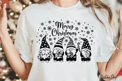 Christmas Svg Christmas Gnomes Svg Merry Christmas Gnome Svg Product Image 3