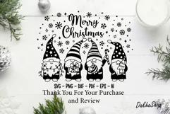 Christmas Svg Christmas Gnomes Svg Merry Christmas Gnome Svg Product Image 11