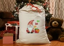 Christmas Gnome Embroidery File, Santa Embroidery Design Product Image 5
