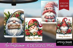Christmas Gnome Air Freshener PNG - Cute Gnome PNG Product Image 1