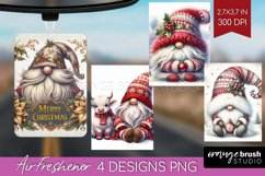 Christmas Gnome Air Freshener PNG - Cute Gnome PNG Product Image 1