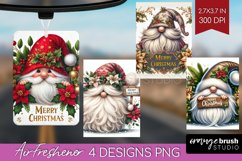 Christmas Gnome Air Freshener PNG - Cute Gnome PNG Product Image 1