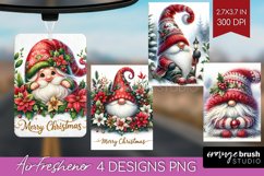 Christmas Gnome Air Freshener PNG - Cute Gnome PNG Product Image 1