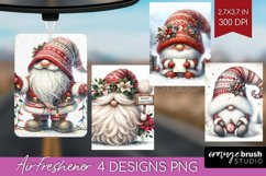 Christmas Gnome Air Freshener PNG - Cute Gnome PNG Product Image 1