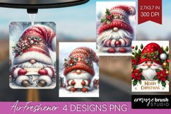 Christmas Gnome Air Freshener PNG - Cute Gnome PNG Product Image 1