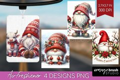 Christmas Gnome Air Freshener PNG - Cute Gnome PNG Product Image 1