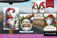 Christmas Gnome Air Freshener PNG - Cute Gnome PNG Product Image 1