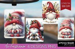 Christmas Gnome Air Freshener PNG - Cute Gnome PNG Product Image 1