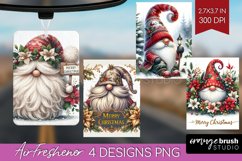 Christmas Gnome Air Freshener PNG - Cute Gnome PNG Product Image 1