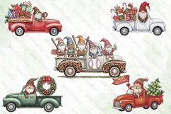 Christmas Gnome and Truck Sublimation Product Image 2