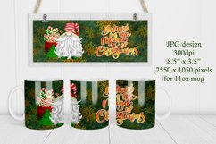 Gnome Believe in the Magic of Christmas 11oz &amp; 15oz Mug Wrap Product Image 2