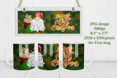 Gnome Believe in the Magic of Christmas 11oz & 15oz Mug Wrap Product Image 2