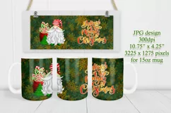 Gnome Believe in the Magic of Christmas 11oz & 15oz Mug Wrap Product Image 3