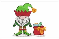 Christmas Gnome Embroidery File Product Image 1