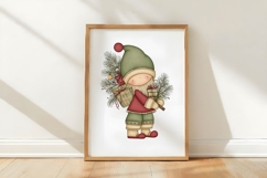 Christmas Gnome Clipart Product Image 3
