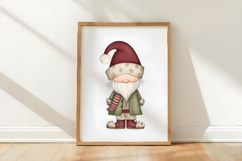 Christmas Gnome Clipart Sublimation Product Image 3