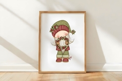 Christmas Gnome Clipart Product Image 3
