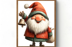 Christmas Gnome Clipart Sublimation Product Image 4
