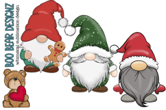 Christmas Gnome Clipart Product Image 1