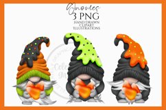 Halloween Gnomes Clipart Png - Hand Drawn Product Image 1